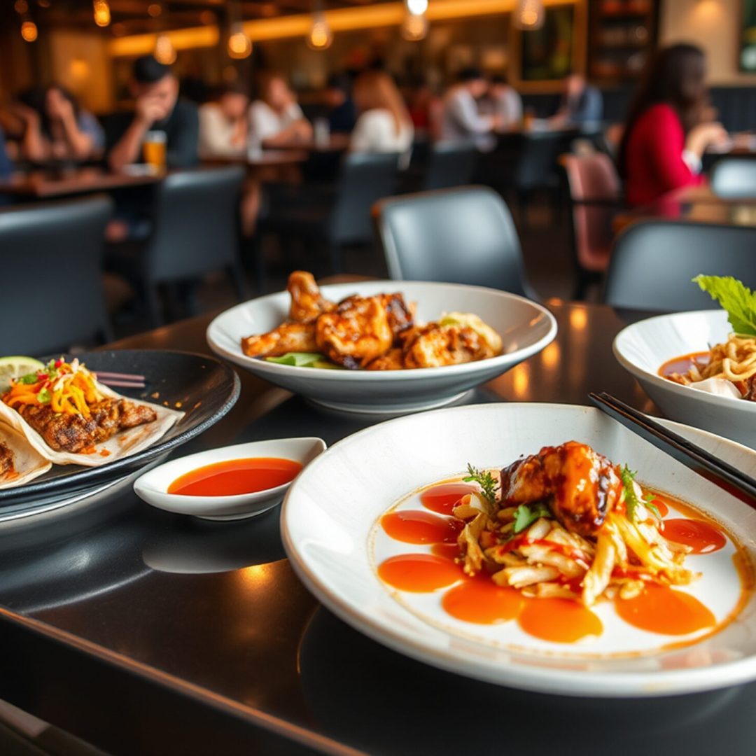 table-with-plates-food-including-chicken-chicken-chicken